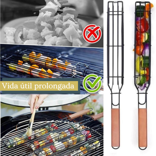 سيخ الشوي المميز لشوي اللحوم والدجاج والخضار