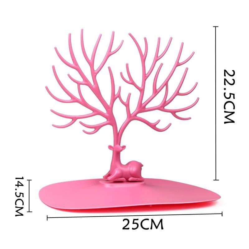 شجرة تعليق الإكسسوارات العملية شكل غزال