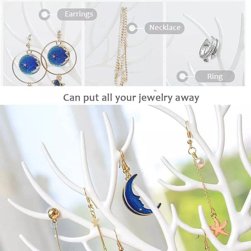 شجرة تعليق الإكسسوارات العملية شكل غزال