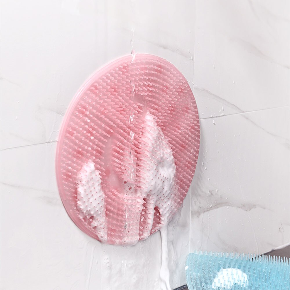 فرشة حمام سيليكون دائرية لتدليك الظهر والقدم وازالة الجلد الميت