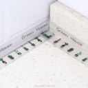 شريط لاصق مانع تسريب للحوض و البانيو والتواليت شفاف بأشكال