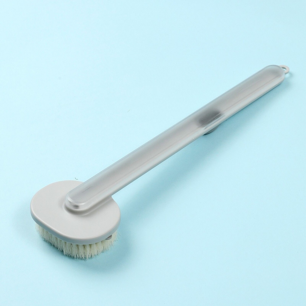 فرشة أستحمام وتدليك بخزان صابون بيد طويلة للوصول للظهر بسهولة