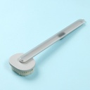 فرشة أستحمام وتدليك بخزان صابون بيد طويلة للوصول للظهر بسهولة