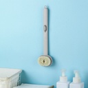 فرشة أستحمام وتدليك بخزان صابون بيد طويلة للوصول للظهر بسهولة