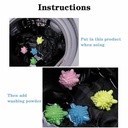 كرات غسيل مانعة لتشابك الملابس داخل الغسالة وتمنع تكون الوبر وتساعد علي خروج الملابس اكثر نظافة