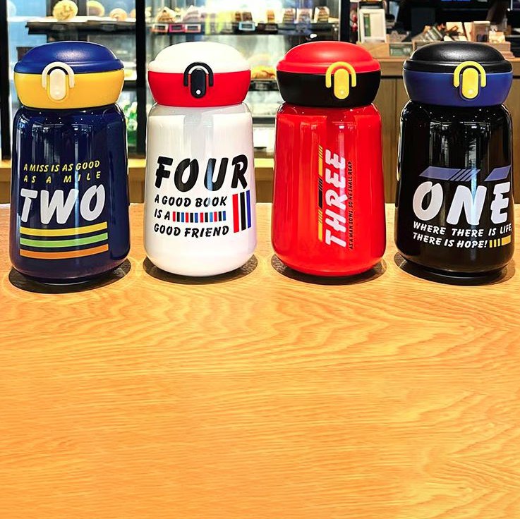 مج حراري حافظ لحرارة المشروبات بشاليموه لسهولة الشرب مع غطاء محكم الغلق لمنع تسرب ووقوع المشروبات 380 ملي