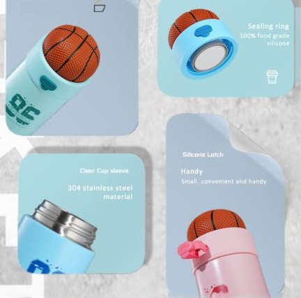 مج كرة السله الحراري للحفاظ علي المشروبات دافئة والتغلب علي برد الشتاء 300 ملي