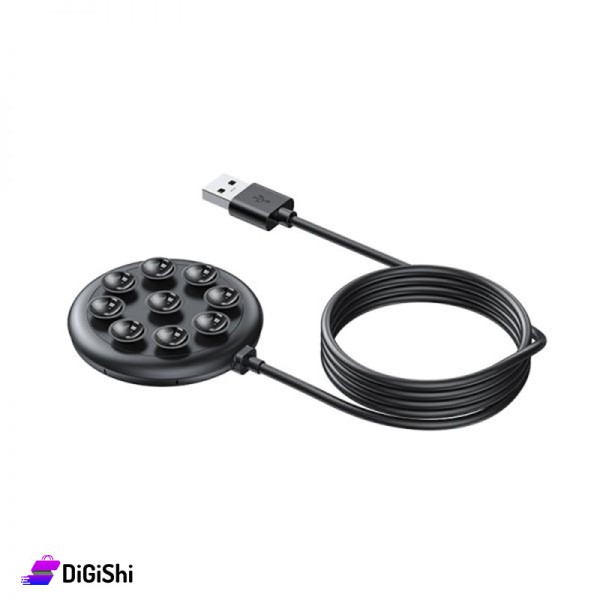 شاحن وايرليس سريع لجميع انواع الهواتف باكواب شفط للتثبيت علي الهاتف بسهولة 15 واط