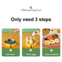 جهاز سلق بيض بالبخار كهرباء 2 دور علي شكل فرخة ٣٥٠ وات