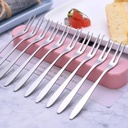 شوك الفاكهة والزلابية من الإستانليس 6 قطع