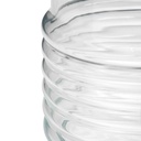 برطمان بغطاء خشبي مضلع