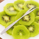 شوك الفاكهة والزلابية من الإستانليس 6 قطع