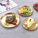 صينيه دهبي 33 سم مسطح H22-101