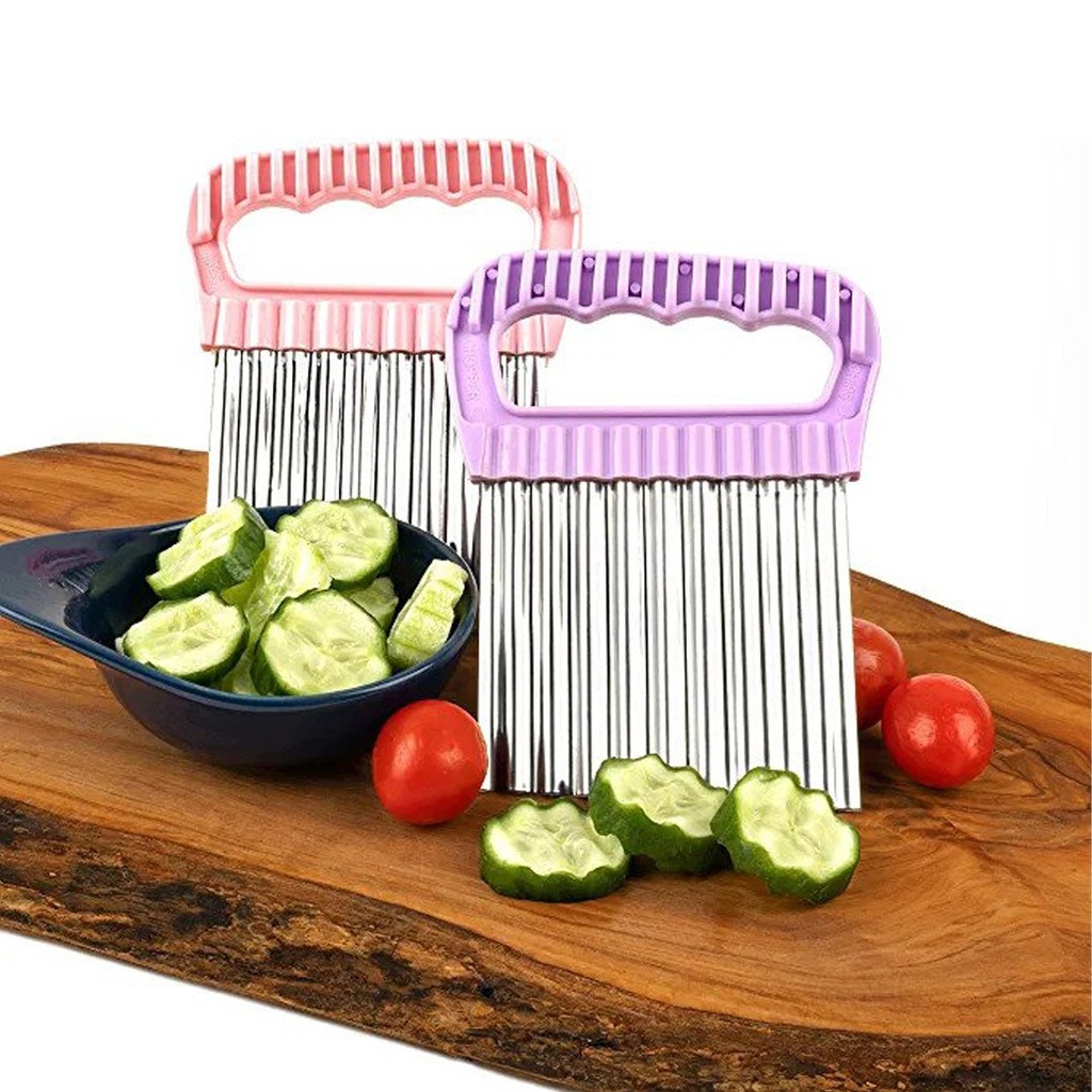 قطاعة مشرشرة زجزاج لتقطيع البطاطس والخضار ولعمل المخلل والشيبسي