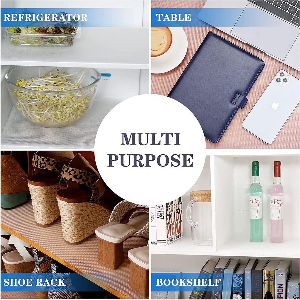 رول بطانه للادراج والارفف مانع للانزلاق وقابل للقص 5 متر