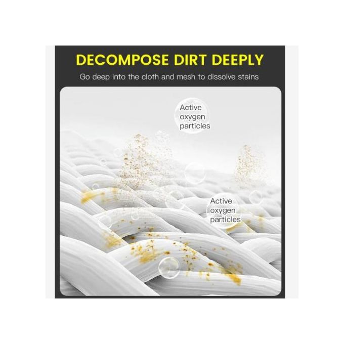 مسحوق الاكسجين الفعال لتنظيف الملابس والاحذية وازاله البقع 250 جرام