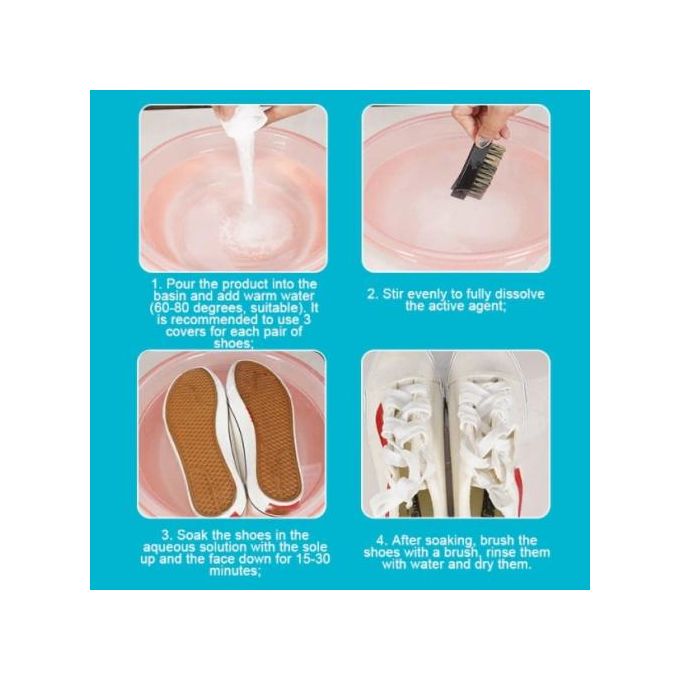 مسحوق الاكسجين الفعال لتنظيف الملابس والاحذية وازاله البقع 250 جرام