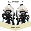 بطانة كعب الأحذية الكعب العالي والرياضية لمنع القرح بلزق دبل فيس قابله للقص قطعتين