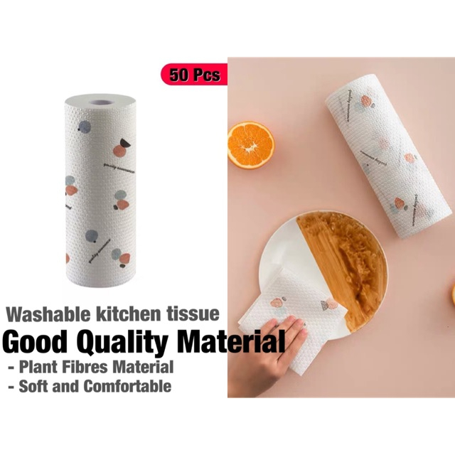 رول مناديل تنشيف عالي الامتصاص للمياه والزيوت للمطبخ والحمام