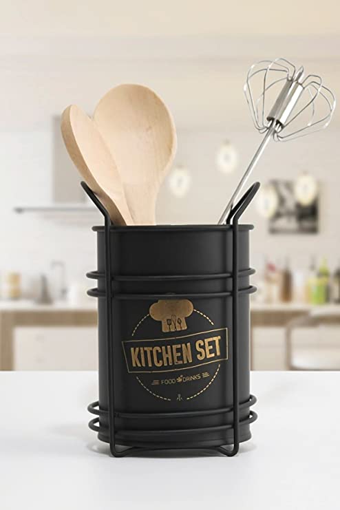 استاند حامل لادوات الغرف والمعالق والشوك والسكاكين من المعدن