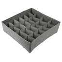 منظم درج وملابس ثلاثي قماش 3 قطع لتنظيم الملابس الداخلية والجوارب وربطات العنق