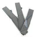 منظم درج وملابس ثلاثي قماش 3 قطع لتنظيم الملابس الداخلية والجوارب وربطات العنق