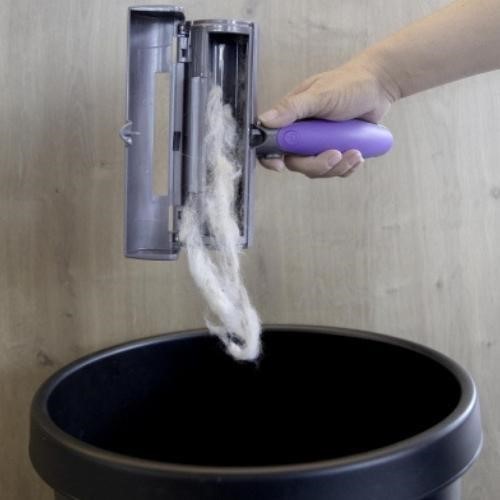 جهاز لاسلكي لازالة شعر الحيوانات من الملابس والاثاث والسجاد بخزان سهل التنظيف