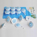 قفل فيشه كهرباء طقم 6 قطع