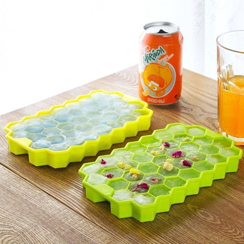 قالب ثلج سليكون خلية نحل لعمل المشروبات المنعشة