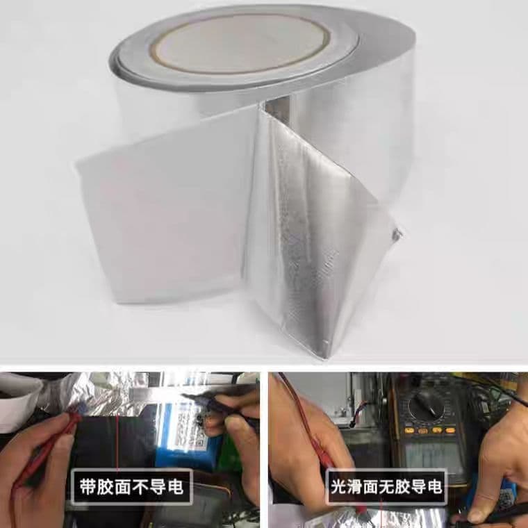شريط لاصق الألومنيوم المطاطي القوي جدا عازل للماء ومقاوم للحرارة العالية