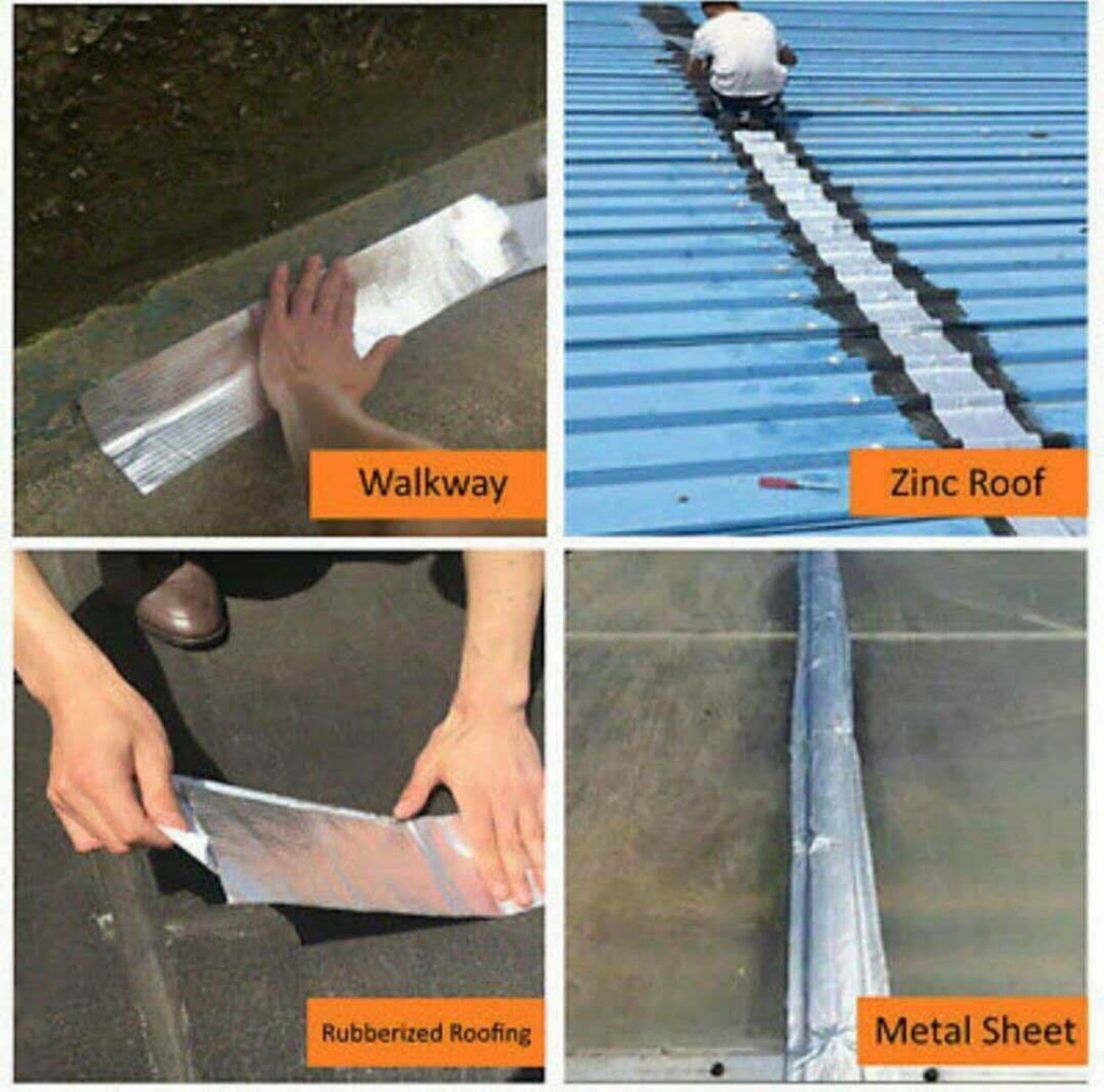 شريط لاصق الألومنيوم المطاطي القوي جدا عازل للماء ومقاوم للحرارة العالية