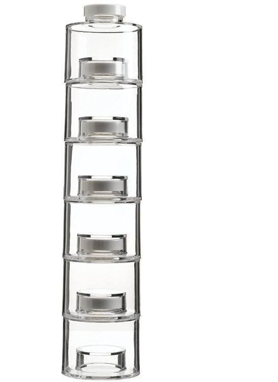 عمود برطمانات التوابل من الأكلريك 6 برطمانات