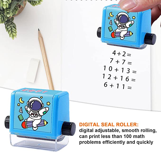 ختم رقمي دوار لتعليم الاطفال عمليات الجمع والطرح بسهولة