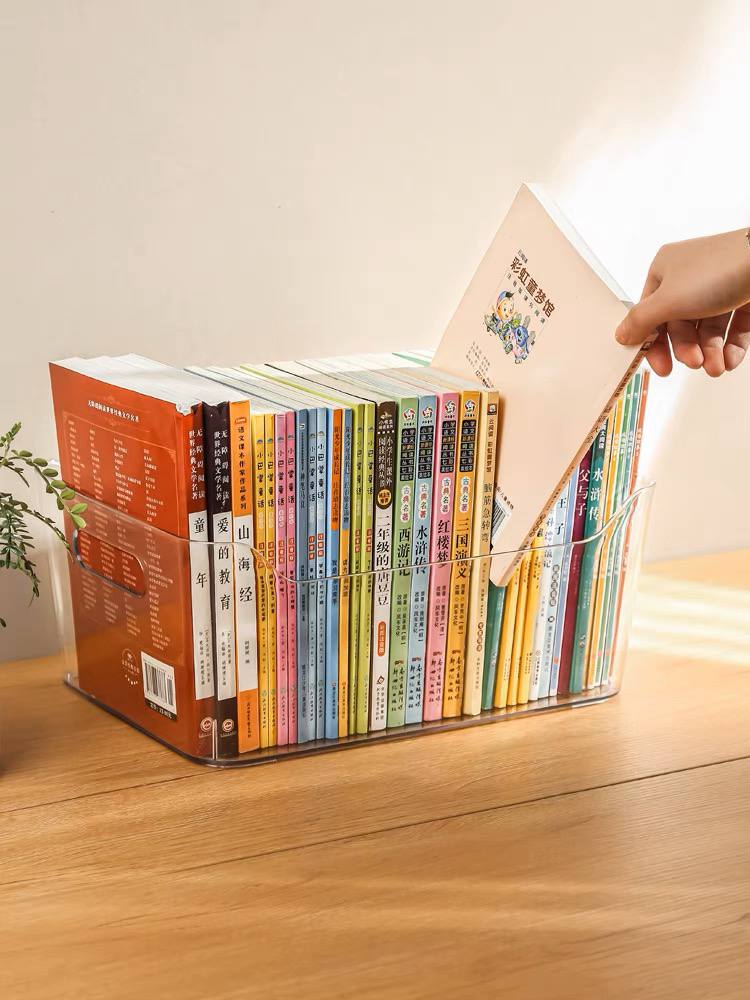 منظم اكليريك حامل لادوات المطبخ والحمام والميكب والاكسسورات بيد لسهولة الحمل