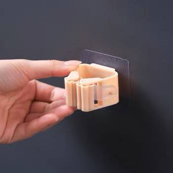 حامل مكانس فردي يثبت بلزق دبل فيس قوي