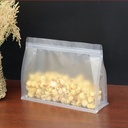 كيس تخزين شفاف محكم الغلق للبقوليات والخضروات والمكسرات قابل للغسيل لإعادة الأستخدام