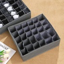 منظم دولاب وادراج للملابس الداخلية والشرابات والطرح وربطات العنق مقسم قابل للطي لسهولة التخزين