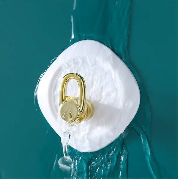 هوك ذاتي اللصق بديل للمسامير لتعليق الملابس وادوات الحمام والمطبخ 4 قطع