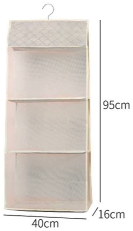 شماعة رفوف شفافة للشنط والملابس داخل الدولاب