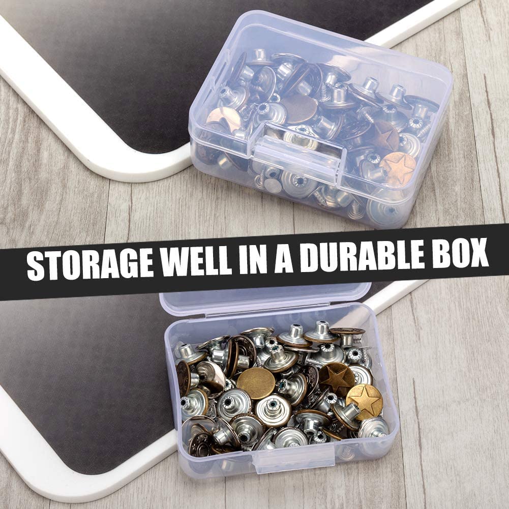 مجموعة زراير بناطيل جينز معدن سهلة التركيب بدون خياطة