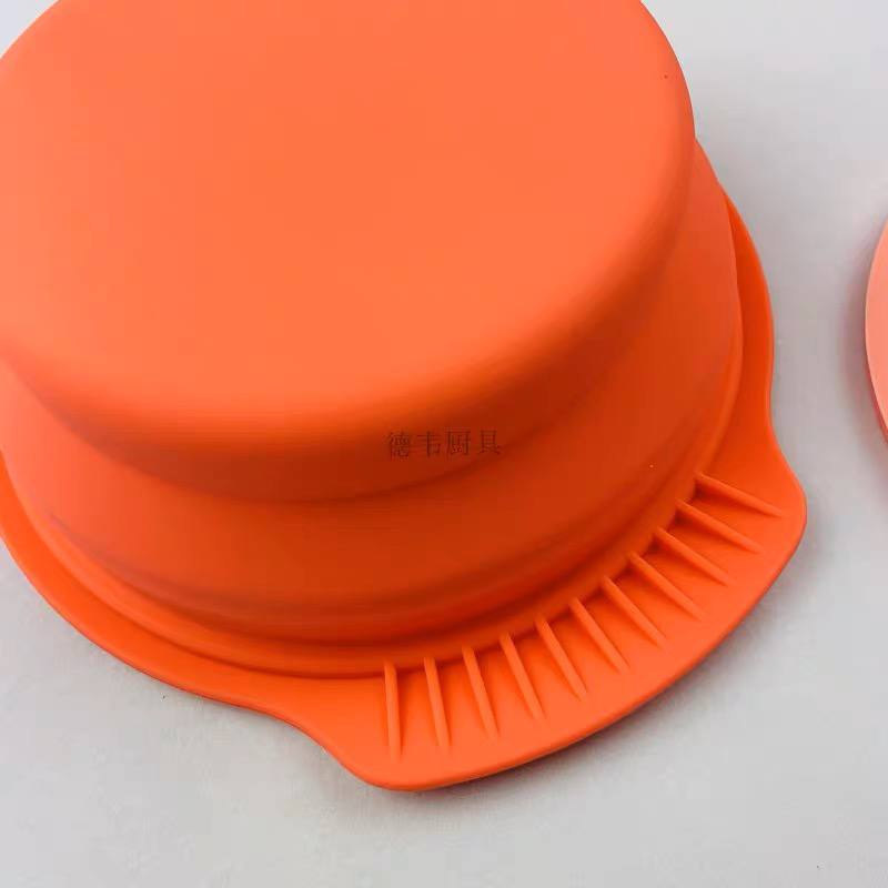 حلة سيليكون لحفظ وتسخين الطعام داخل الميكرويف بغطاء ويد قابلة للطي