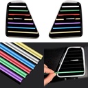 شرائط تزيين تكييف السيارات 10 قطع بالوان مختلفة