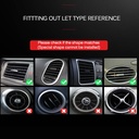 شرائط تزيين تكييف السيارات 10 قطع بالوان مختلفة