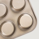 صينية كب كيك ومافن 12 عين طبقة سيراميك غير لاصق عملية وسهلة التنظيف