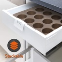 صينية كب كيك ومافن 12 عين طبقة سيراميك غير لاصق عملية وسهلة التنظيف