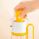 زجاجة زيت 630 ملي بفرشه سيليكون للدهن وتقليل الدهون اثناء الطبخ والشواء