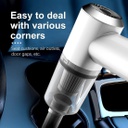 المكنسة اليدوية المتنقلة اللاسلكية بالشحن للسيارة وتنظيف الأماكن الصعبة