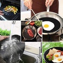 بطانة تفلون غير لاصقة مانعه لالتصاق الطعام بالطاسات والاواني قابلة للغسيل لإعادة الأستخدام 26 سم