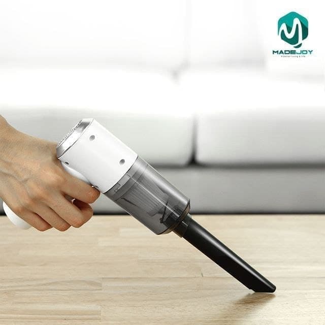 المكنسة اليدوية المتنقلة اللاسلكية بالشحن للسيارة وتنظيف الأماكن الصعبة