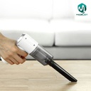 المكنسة اليدوية المتنقلة اللاسلكية بالشحن للسيارة وتنظيف الأماكن الصعبة